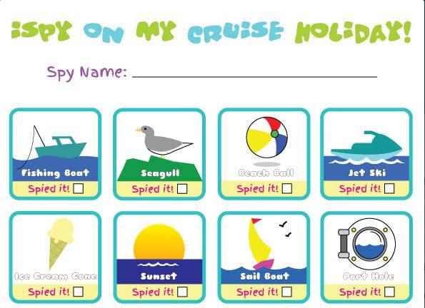 Kids Cruise Club: Downloadable iSpy Game