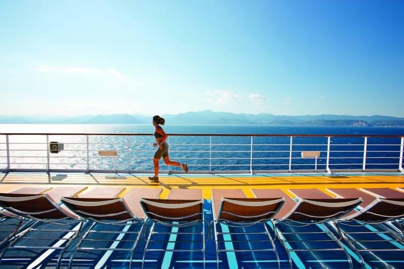 Running on Costa Cruise Ship