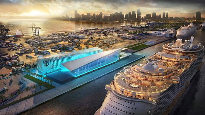 Royal Caribbean’s New Oasis Class Cruise Port in Miami