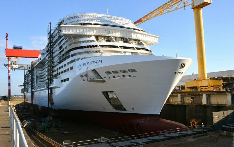 MSC Meraviglia Float Out